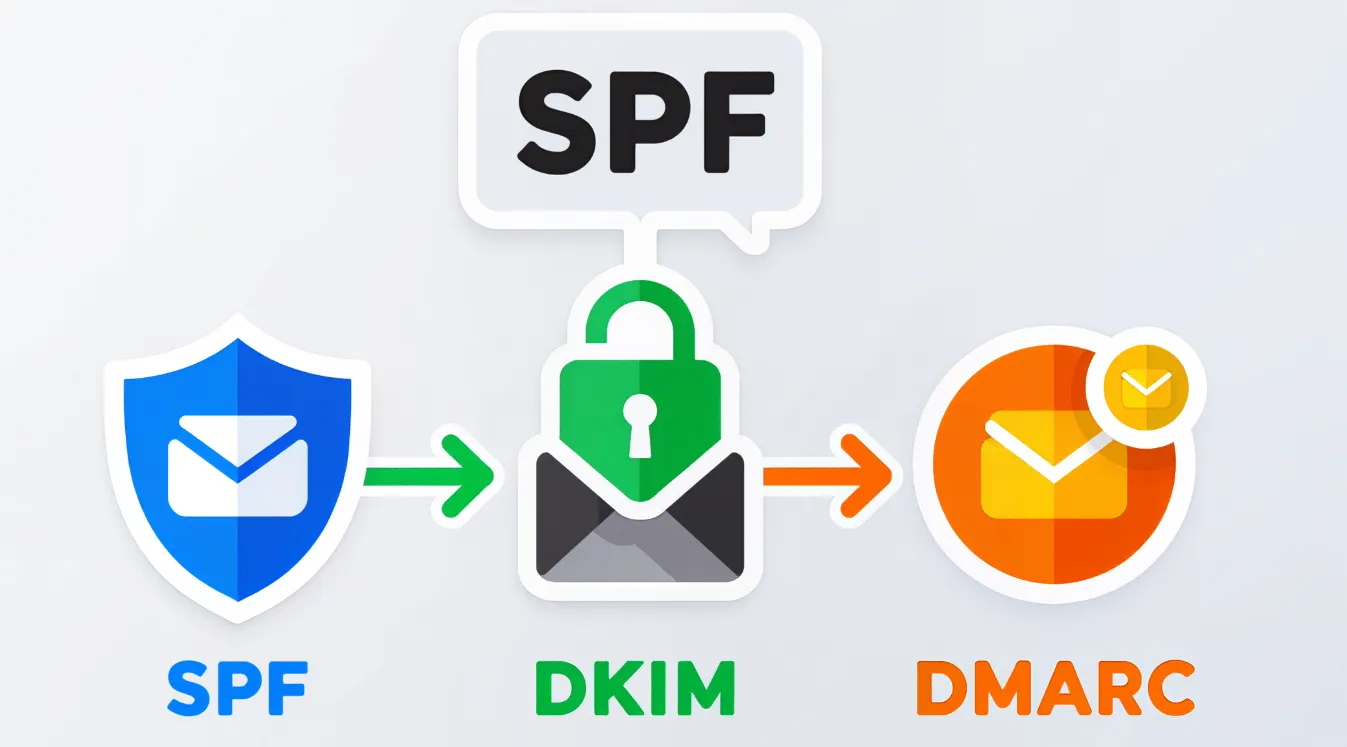 connection of spf dkim and dmarc