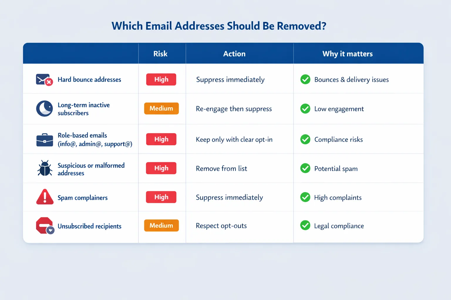 which-email-addresses-removed